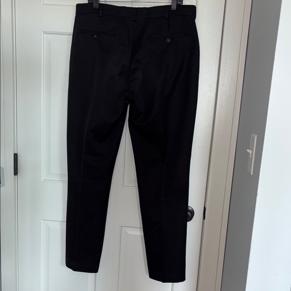 Perry Ellis Black Dress Pants Straight-Leg - Picture 4 of 5